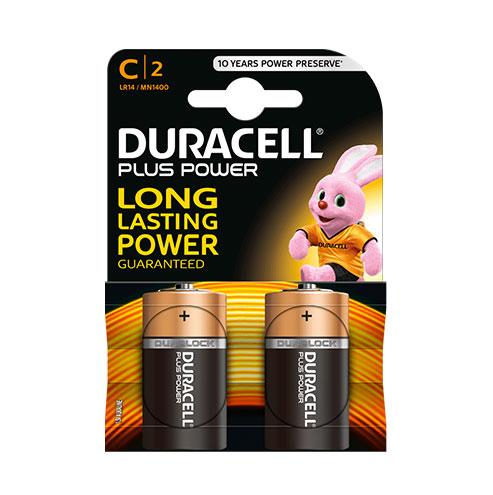 Duracell Plus Power C - 2pk