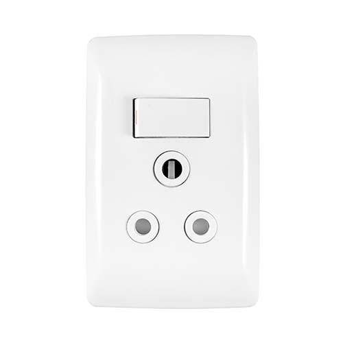 Crabtree Diamond Single Vertical Switched Socket