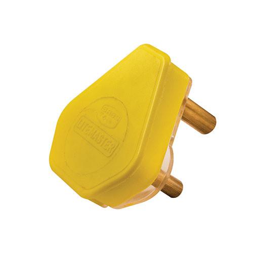 Crabtree Plug Top 3 Pin 16A Yellow