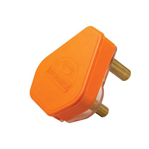 Crabtree Plug Top 3 Pin 16A Orange