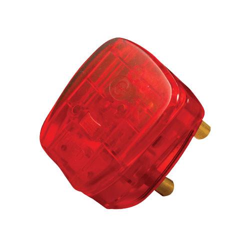 Crabtree Dedicated Plug Top 3 Pin 16A Red Fused