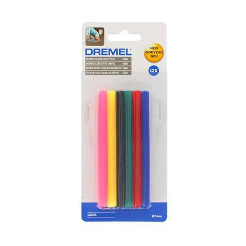 Dremel Glue Sticks Colour 7mm Size 12X