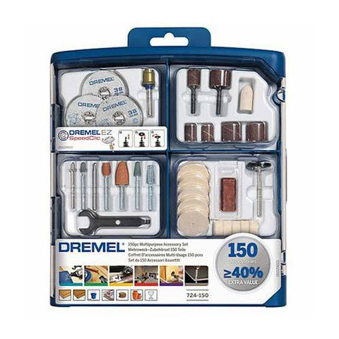 Dremel Multipurpose Accessory Set 150 Pieces 724
