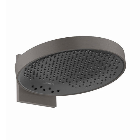 hansgrohe Rainfinity 360 3jet OverHead Shower Wall connector - Brushed Black Chrome