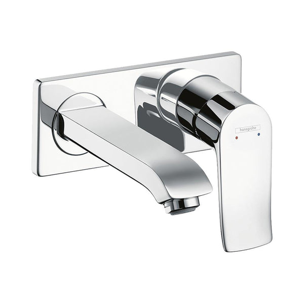 hansgrohe Metris Single Lever Basin Mixer with 165mm Spout for Concealed Installation - Chrome