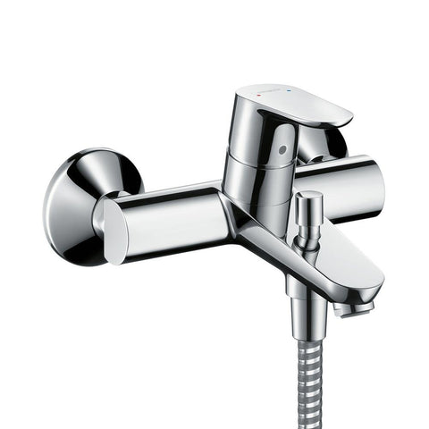 hansgrohe Décor Single Lever Bath Mixer for Exposed Installation - Chrome