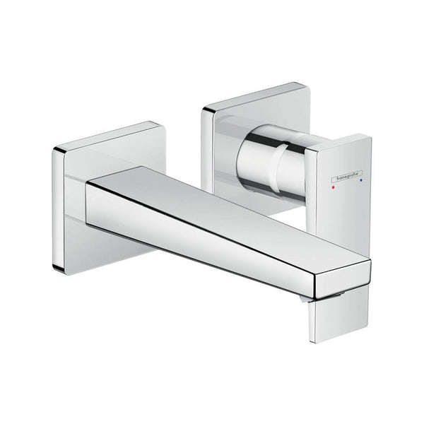hansgrohe Metropol Single Lever Basin Mixer with 165mm Spout for Concealed Installation - Chrome