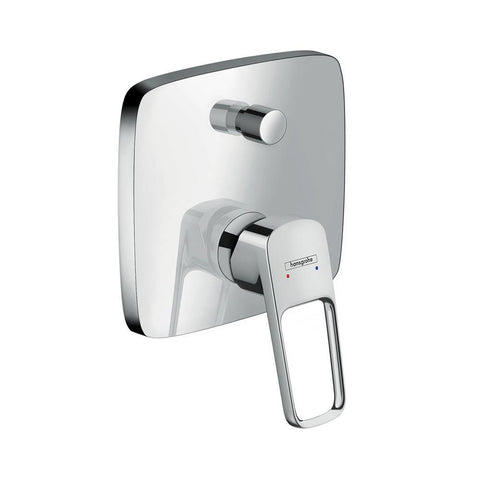 hansgrohe Logis Loop Single Lever Bath Mixer for Concealed Installation - Chrome