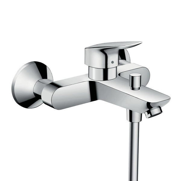 hansgrohe Logis Single Lever Bath Mixer for Exposed Installation - Chrome