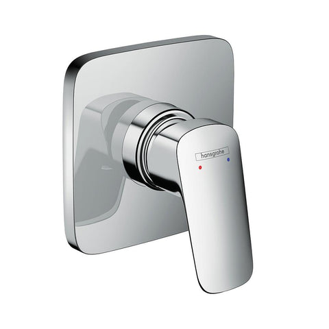 hansgrohe Logis Shower Mixer for Concealed Installation with Small Escutcheon for Exposed Installation - Chrome