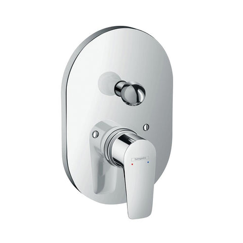 hansgrohe Talis E Single Lever Bath Mixer for Concealed Installation - Chrome