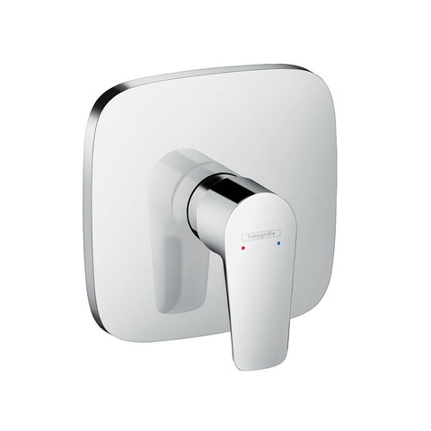 hansgrohe Talis E Single Lever Shower Mixer HighFlow for Concealed Installation - Chrome
