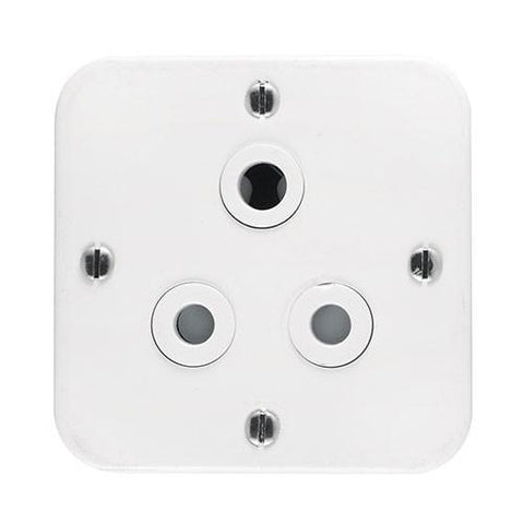 Crabtree Industrial Single 16A Socket In Surface Box