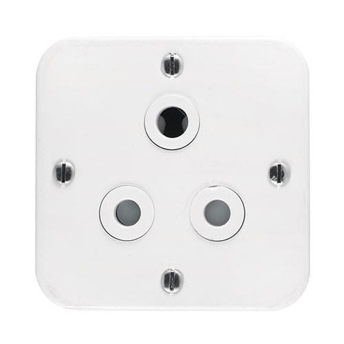 Crabtree Industrial Single 16A Socket in Surface Box