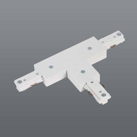 3 Wire Slim Track T-Joint White