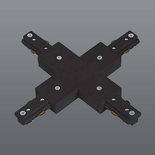3 Wire Slim Track X-Joint Black