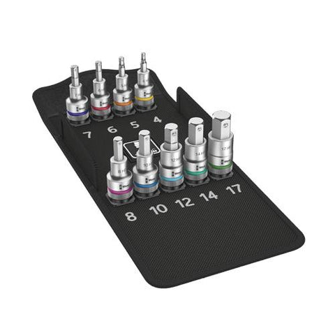 8740 C Hf 1 Zyklop Bit Socket Set With 1 2 Drive With Holding Function