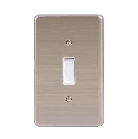 Lesco Stainless Steel 1 Lever 1 Way Switch - W