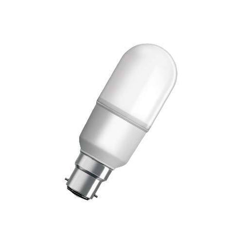Osram Frosted LED Stick Bulb 7W B22 - Cool White