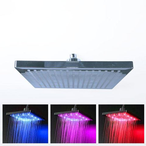 ACDC LED Temperature Indicating Shower Rose