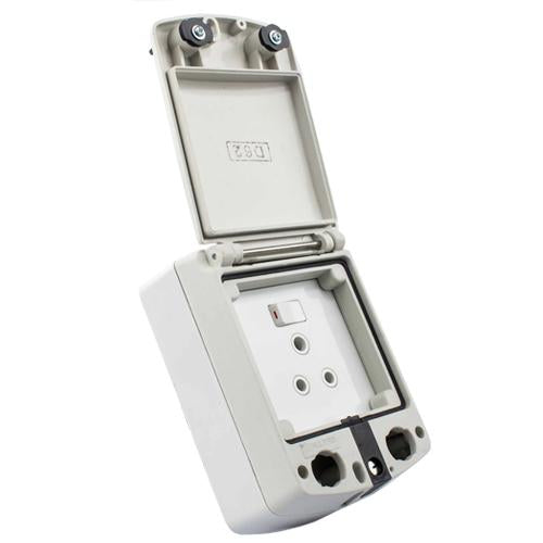PSO1 Stealth Weatherproof Plug Box - White
