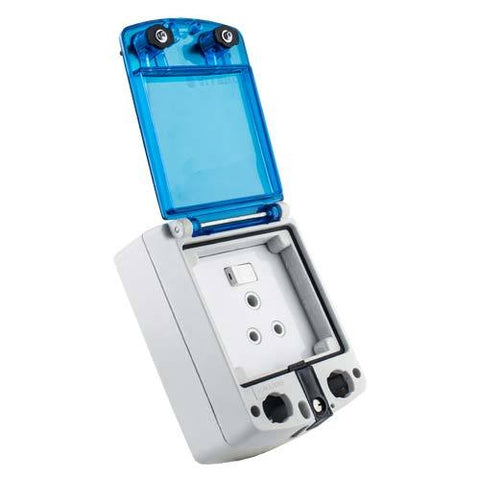 PSO1 Stealth Weatherproof Plug Box - Blue