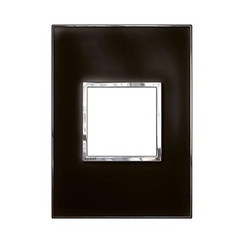 Legrand Arteor Cover Plate 2 Modules - Mirror Black