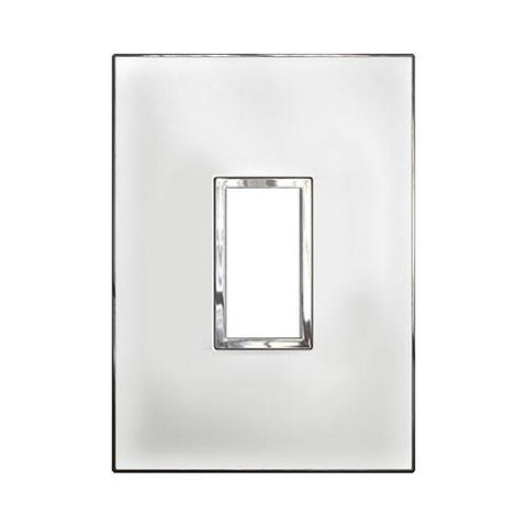 Legrand Arteor Cover Plate 1 Vertical Module - Mirror White