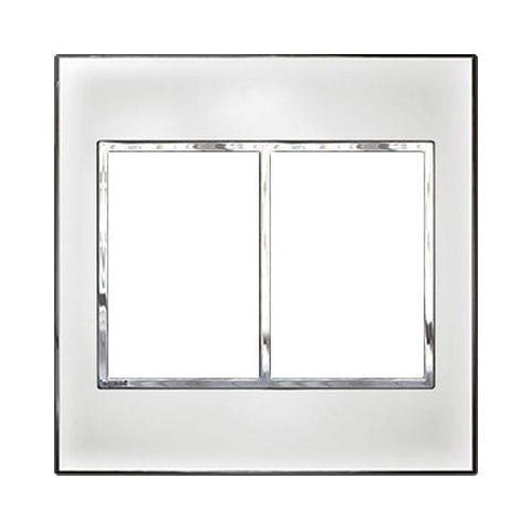 Legrand Arteor Cover Plate 2 x 3 Modules 4 x 4 - Mirror White
