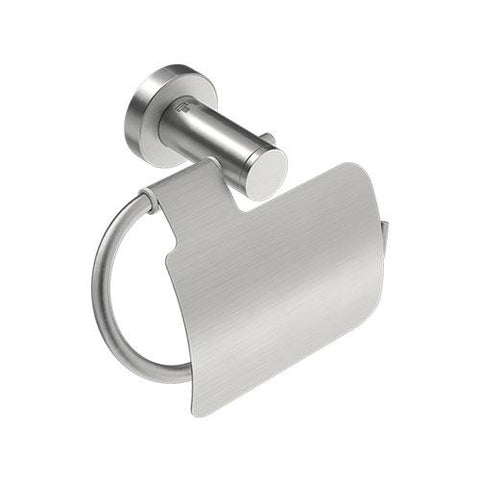 Bathroom Butler 4603 Paper Holder II + Flap - Brushed Stainless Steel