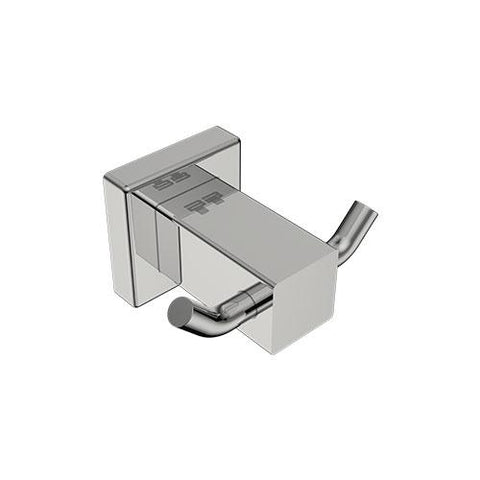 Bathroom Butler 8511 Double Robe Hook - Polished Stainless Steel