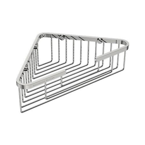 Bathroom Butler 9115 Corner Shower Basket - Polished Stainless Steel