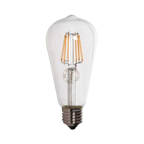 Bright Star LED Filament Bulb E27 6W 580lm Warm White
