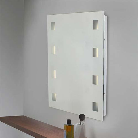 Eurolux Large Bathroom Mirror Wall Light With Vertical Illuminators