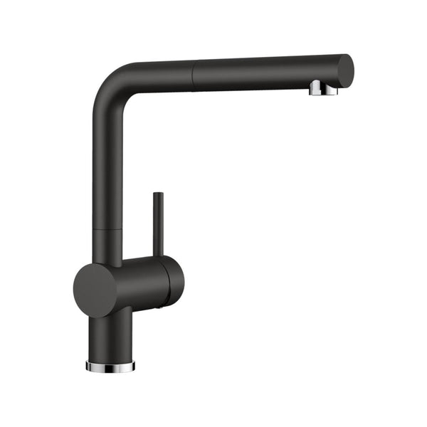 BLANCO Linus-S SILGRANIT™-Look Sink Mixer Tap - Black