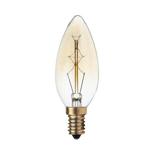 Bright Star E14 Carbon Filament Candle Bulb 40W