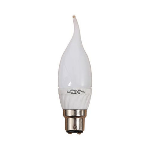 Bright Star LED Flame Bulb B22 4.5W 360lm Cool White