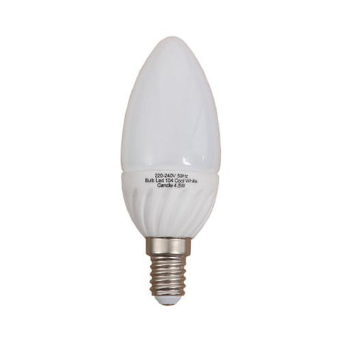 Bright Star LED Candle Bulb E14 4.5W 360lm Cool White