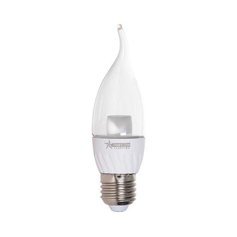 Bright Star LED Flame Lens Bulb E27 5W 350lm Warm White
