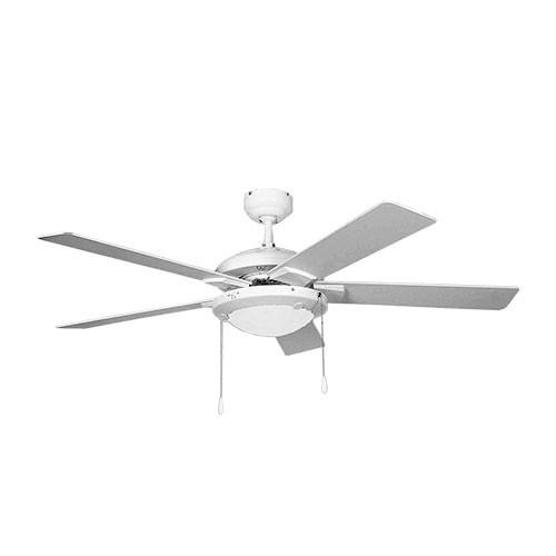 Bright Star 52" 5 Blade Ceiling Fan with Lights - White