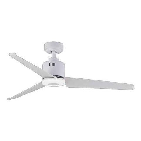 Bright Star 52" 3 Blade Ceiling Fan with LED Light and Remote - White