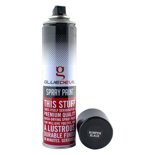 GlueDevil Spray Paint Bumper Black