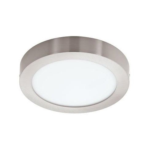 EGLO Connect Fueva-C Round LED Ceiling Light 300mm Satin Nickel