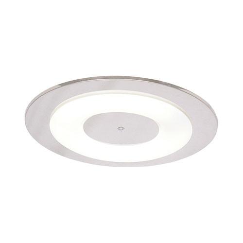 Polished Chrome Ceiling Light With White Acrylic Cover
