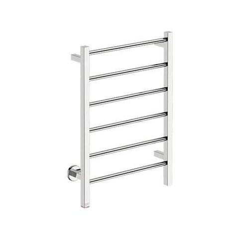 Bathroom Butler Contour 6 Bar Straight PTS Heated Towel Rail 530mm - Polished Stainless Steel