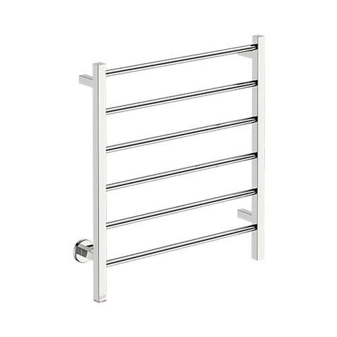 Bathroom Butler Contour 6 Bar Straight PTS Heated Towel Rail 650mm - Polished Stainless Steel