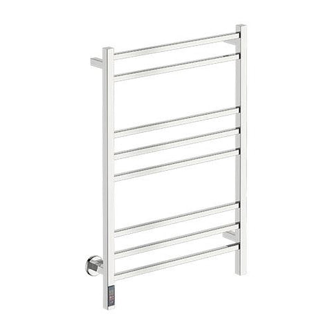 Bathroom Butler Cubic 8 Bar Straight TDC Heated Towel Rail 650mm - Polished Stainless Steel