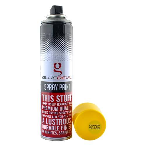 GlueDevil Spray Paint Canary Yellow