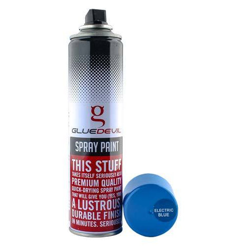 GlueDevil Spray Paint Electric Blue