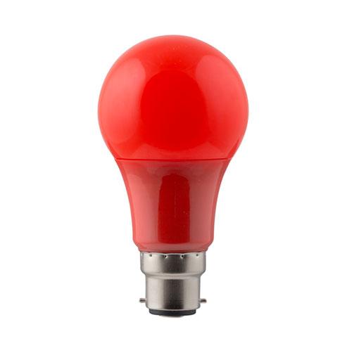 Eurolux LED Coloured Globe B22 7W 150lm Red